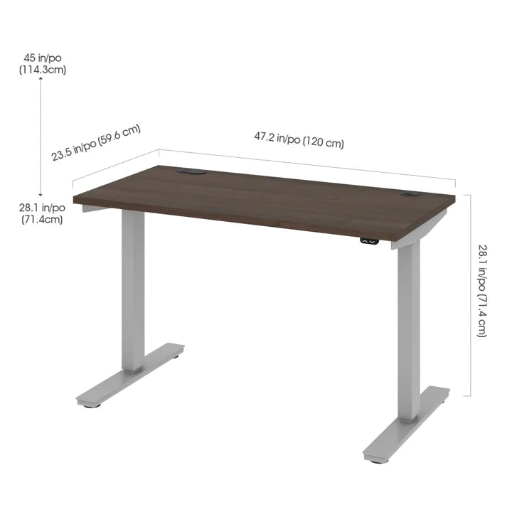 Bestar Upstand 61 cm x 122 cm (24 in. x 48 in.) Height Adjustable Desk
