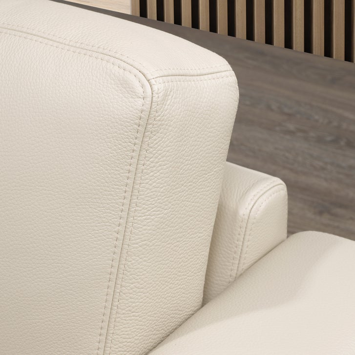 Galleria 2-piece Top Grain Leather Left-hand Facing Sectional
