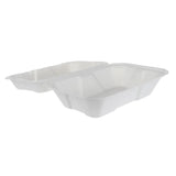 iEco 6” x 9” Hinged Bagasse Containers 100-pack
