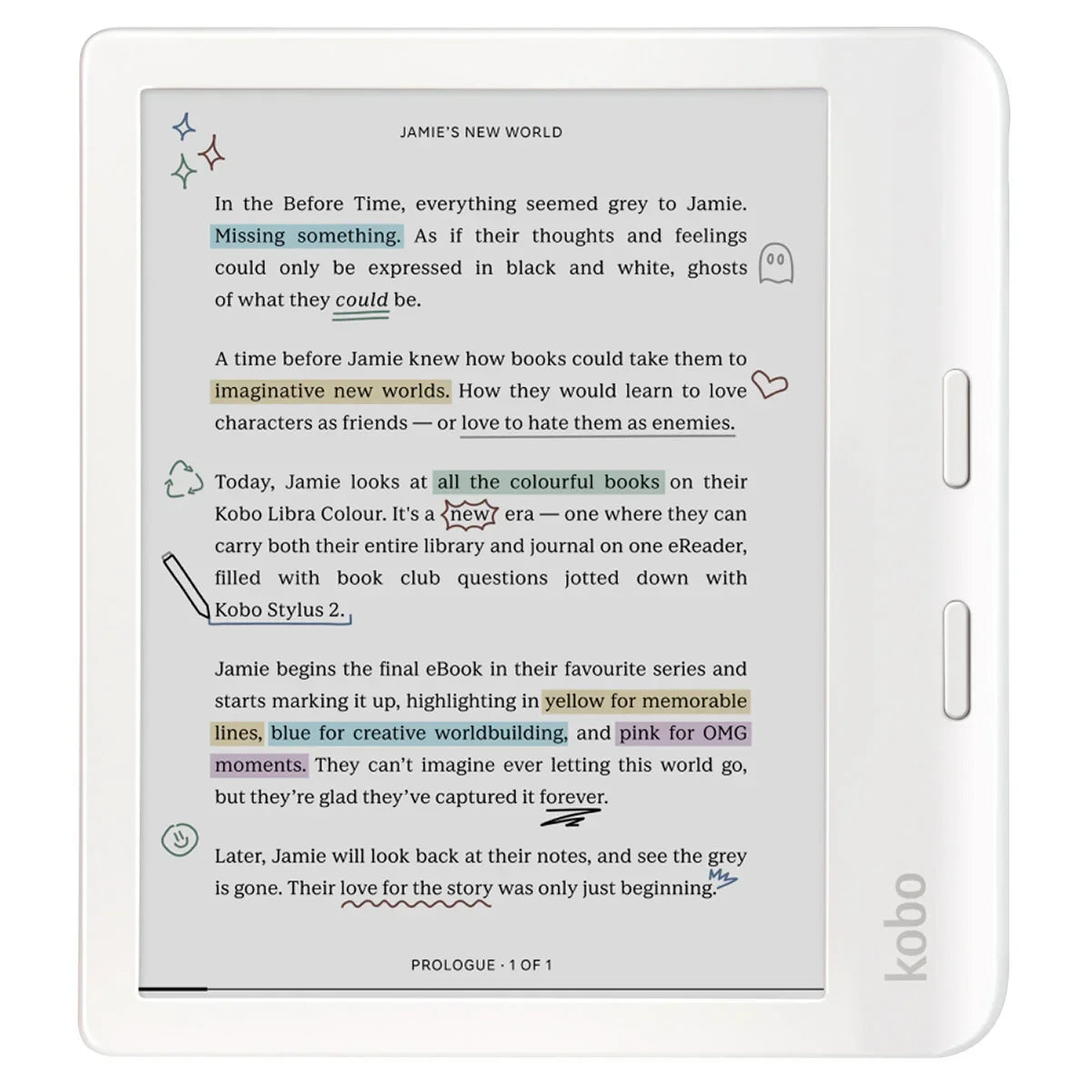 Kobo Libra Colour eReader with 3 Months of Kobo Plus Subscription