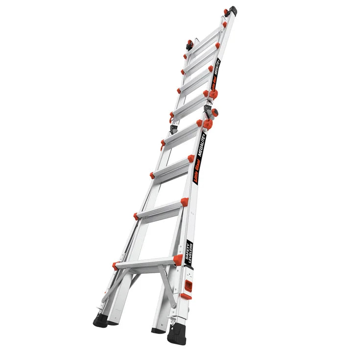 Little Giant MegaLite + Multi-use Ladder M18 Type1A Aluminum with Safety Levelers
