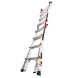 Little Giant MegaLite + Multi-use Ladder M18 Type1A Aluminum with Safety Levelers