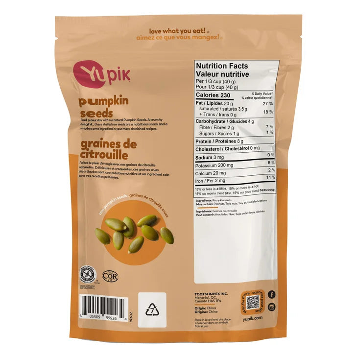 Yupik Pumpkin Seeds, 2 kg