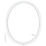 High Polish and Diamond Cut Round Box Chain