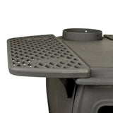 Cast Iron Wood Stove with Dual Side Tables