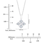 Round Brilliant Diamond Figure 8 Pendant (0.20 ctw)