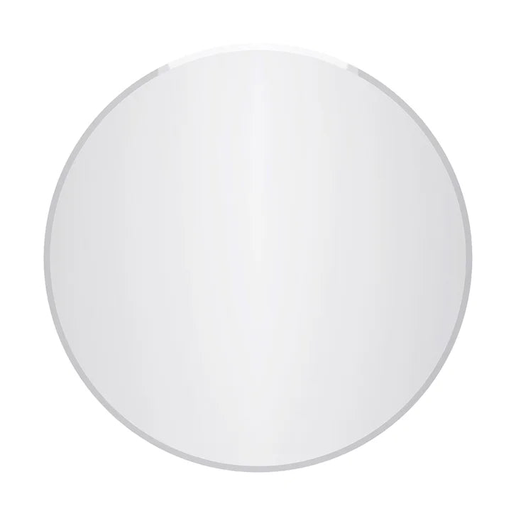 Appollo Avia Modern 60.9 cm (24 in.) Round Frameless Beveled Mirror