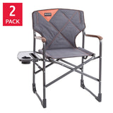 Mac Sports Folding Director Camping Chair, 2-Pack