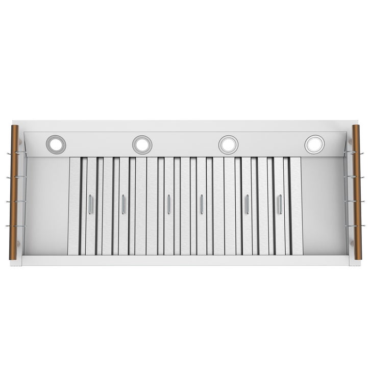 Forno Venezia 48 In. Wall Mounted Range Hood, 917 CFM