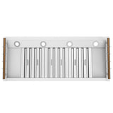 Forno Venezia 48 In. Wall Mounted Range Hood, 917 CFM