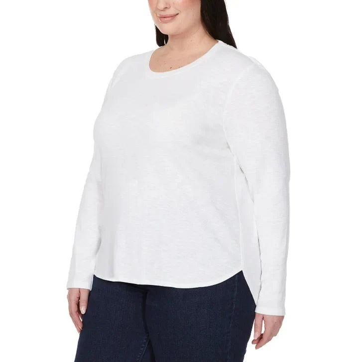 Kirkland Signature Women's Long Sleeve Slub Tee