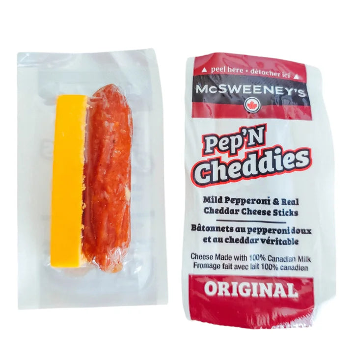 McSweeney's Pep'N Cheddies Cheese Sticks, 20 × 25 g