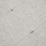 King Fabric Upholstered Storage Ottoman