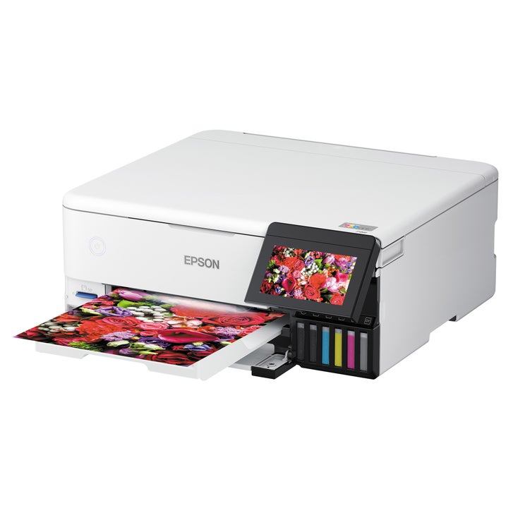 Epson EcoTank Photo ET-8500 Special Edition All-in-One Supertank Printer with Bonus 50-Pack of Glossy Photo Paper