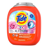 Tide PODS with Downy, Liquid Laundry Detergent Pacs, April Fresh, 104-count
