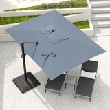 Sirio 4 m x 3 m (13 ft. x 10 ft.) Cantilever Umbrella