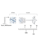 Round Brilliant Diamond Stud Earrings (1.60 ctw)