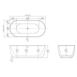 Appollo Mackenzie Freestanding Bathtub