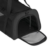 Bugatti Downtown Essential Pet Carrier Black Duffle