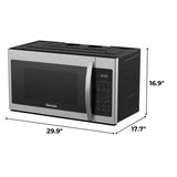 Kenmore 30 in. 1.7 cu ft. Stainless Steel Over The Range Microwave with Auto-Cook Options, 300 CFM