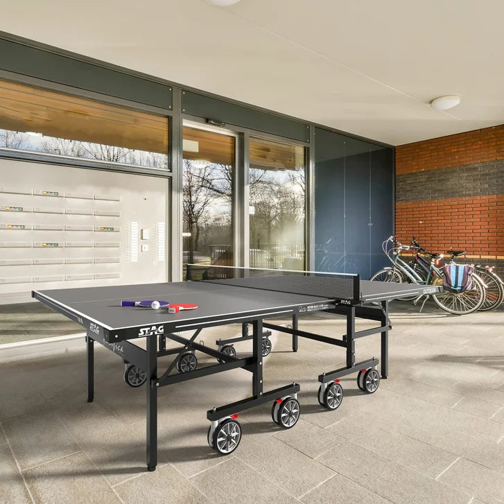 Stag Pacifica Outdoor Table Tennis Table Bundle