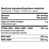 NutraVege Plant Based Omega-3, Mint Flavour, 75 softgels, 2-pack
