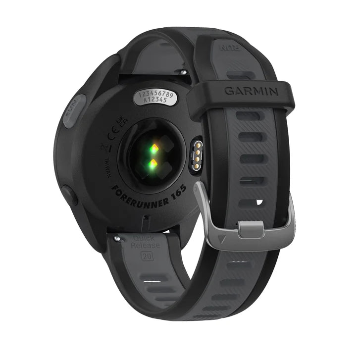 Garmin Forerunner 165 Smartwatch, includes USB-C and USB-A Charging Cables