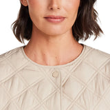 Weatherproof Women's Collarless Quilted Jacket