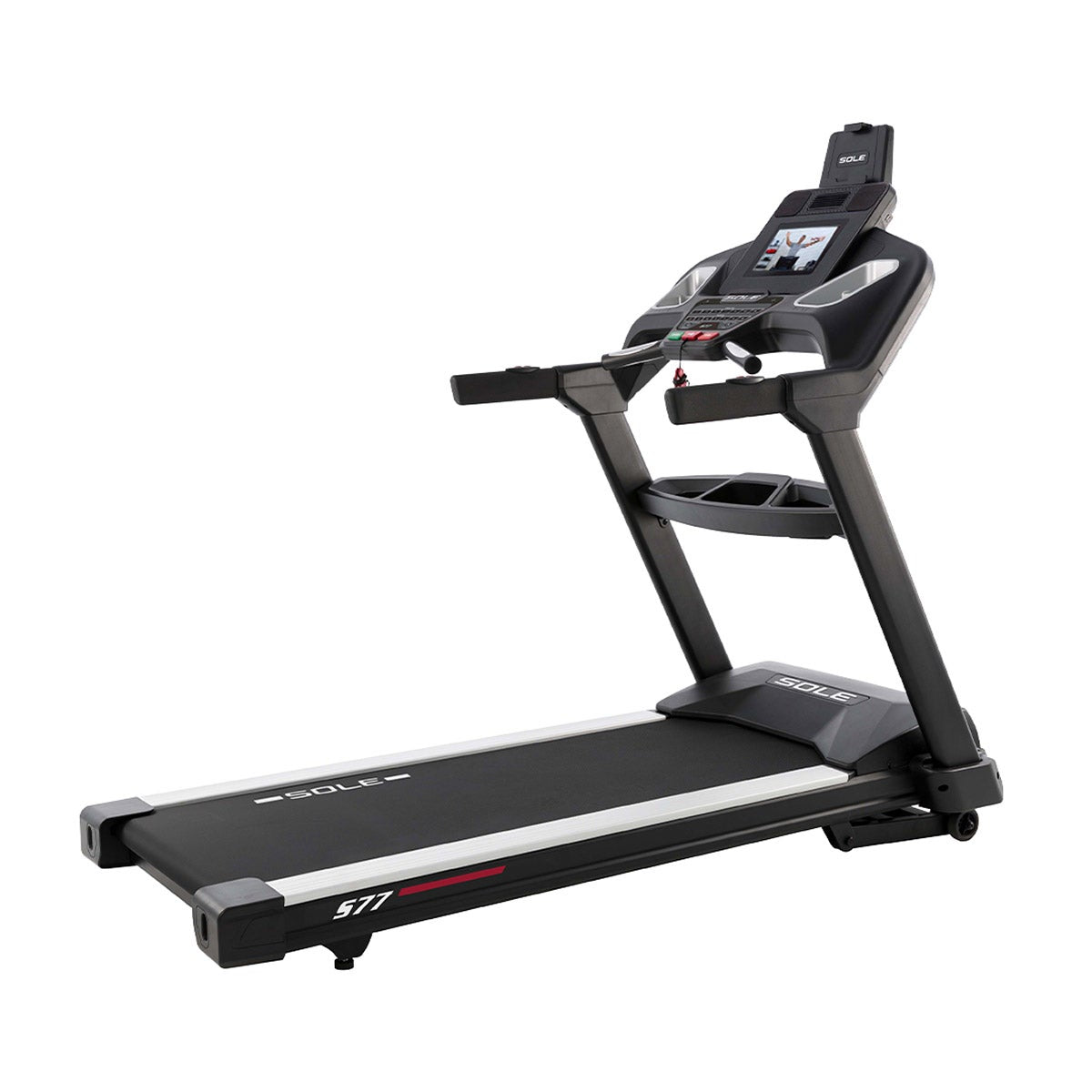 Sole S77 ENT 4.0 HP Non-Folding Light Commercial Treadmill with Touchscreen