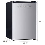 Frigidaire 19 in. 2.5 cu ft. Stainless Steel Look Compact Refrigerator with Reversible Door