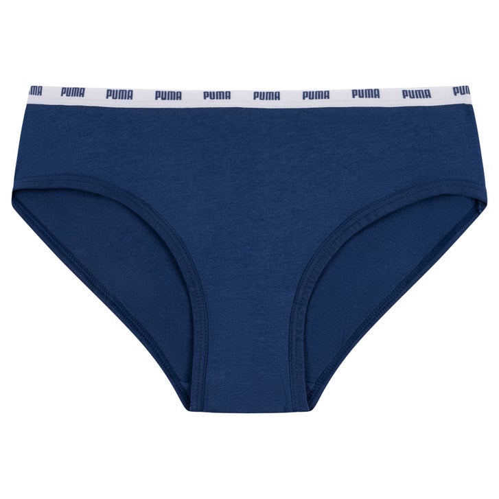 Puma Girls' Cotton Blend Bikini Underwear, 11-Pack