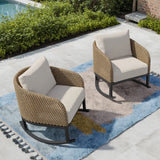 Florina 2-piece Patio Rocking Chair Set