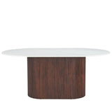 Alera Solid Quartz Dining Table, 183 cm (72 in.)