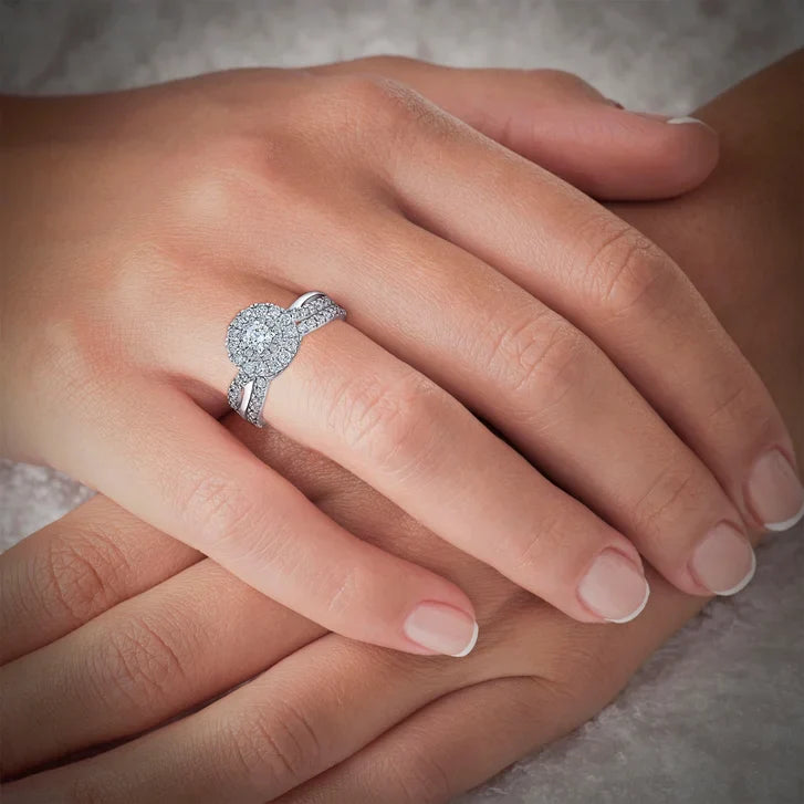 Round Brilliant Diamond Wedding Set (1.00 ctw)