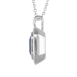 Octagon Cut Amethyst Pendant