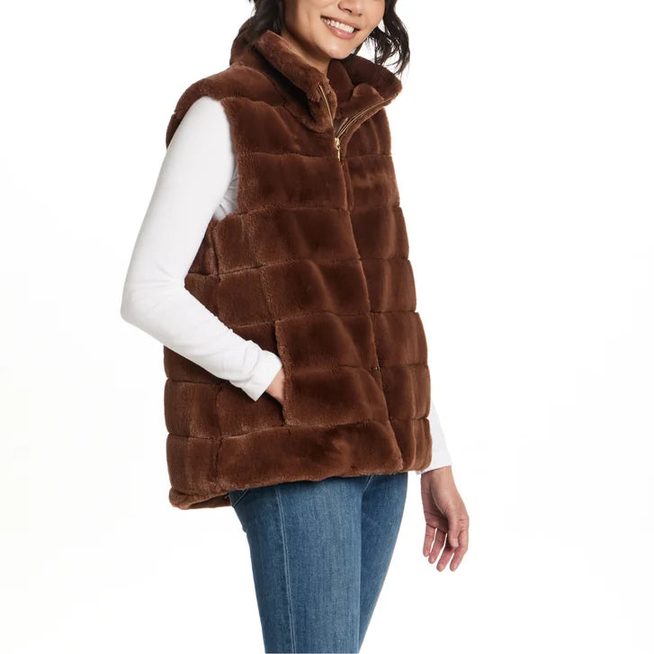 Weatherproof Women's Faux Fur Vest