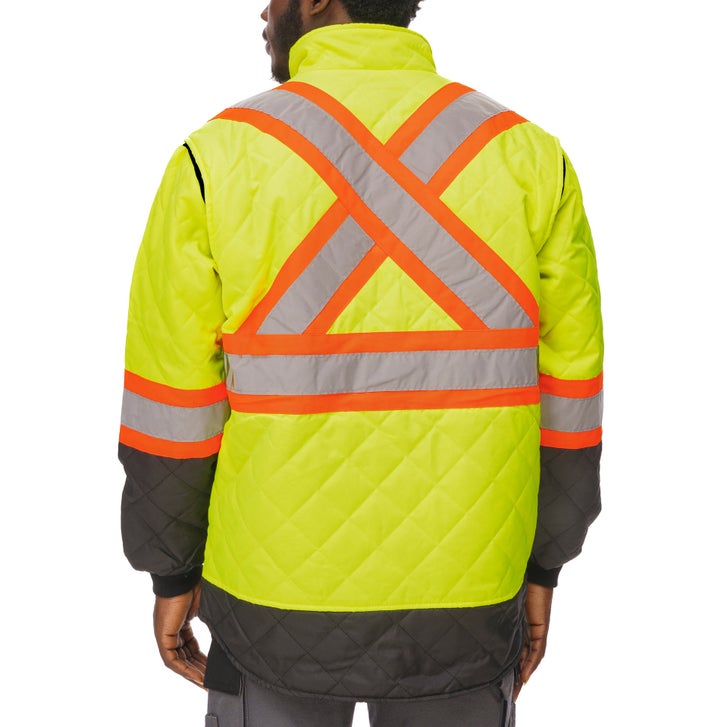 Holmes Workwear High-visibility Quilted Freezer Jacket