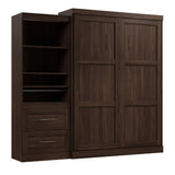 Bestar Boutique Queen Wall Bed 2-piece Set with Pull-out Shelf