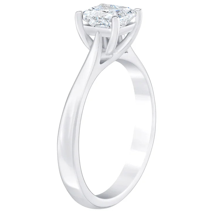 Princess Cut Diamond Solitaire Ring (1.00 ct)