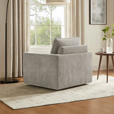 Aiden & Ivy – Sereen Fabric Swivel Accent Chair