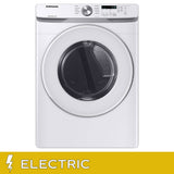 Samsung 7.5 cu ft. White Electric Dryer with SmartCare