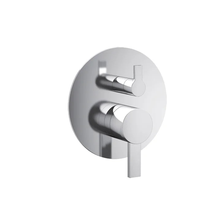 Akuaplus Elite Pressure Balance Shower Post with Rainfall Shower Head