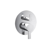 Akuaplus Elite Pressure Balance Shower Post with Rainfall Shower Head