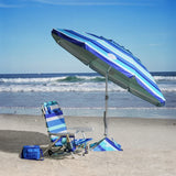 RIO 2.3m (7.5 ft) Beach Umbrella with AnchorX