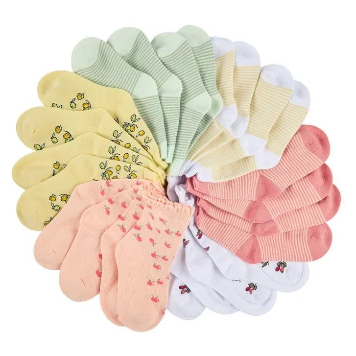 Trimfit Girls Socks, 12-Pair