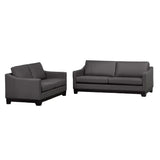 Omni Top-grain Leather Sofa, and Loveseat