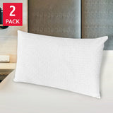 Swiss Comforts Embossed Tencel Down Alternative Pillow, 2-pack