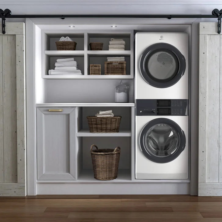 Electrolux 3 Series Single Unit Front Load Laundry Tower with 5.1 cu ft. Washer, 8.0 cu ft. Electric Dryer