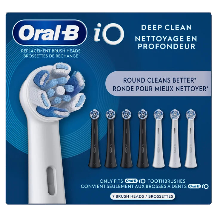 Oral-B iO Ultimate Deep Clean Brush Heads, 7-pack