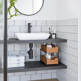 Seville Classics 2-Tier Sliding Bin Organizer